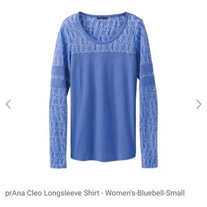 Prana Cleo Longsleeve Baseball Style Lightweight